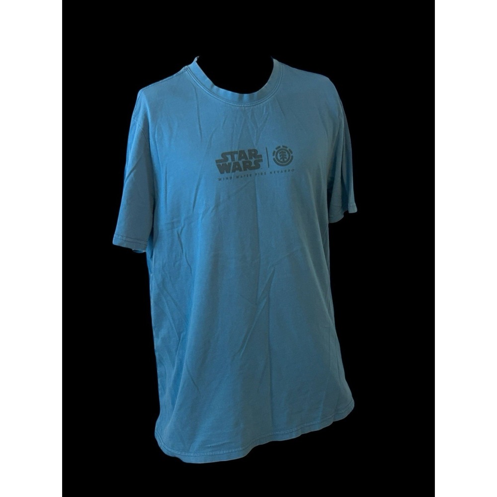 Star Wars Men's Medium Blue T-Shirt Wind Water Fire‎ Nevarro